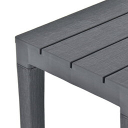 Berkfield Garden Benches 2 Pcs Anthracite Plastic - thumbnail 5
