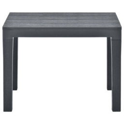 Berkfield Garden Benches 2 Pcs Anthracite Plastic - thumbnail 3