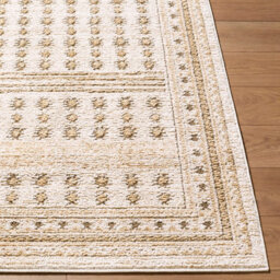 Livabliss Elle Decor Alba-Global Ivory Green Brown Taupe Graphic Living Dining Bedroom Rug 160 X 213 Cm Easy Care, Non Shedding - thumbnail 5