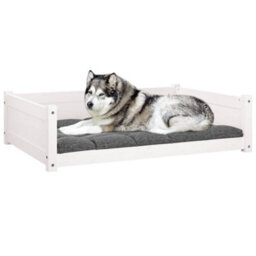 Walplus Dog Bed White 105.5X75.5X28 Cm Solid Pine Wood - thumbnail 4