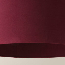 Valuelights Reni Plum Fabric Drum Ceiling Lamp Shade (D)45Cm - thumbnail 4
