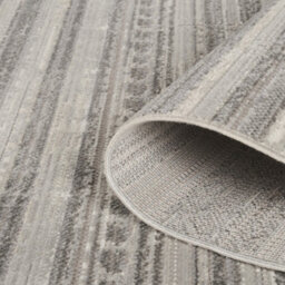 Maia Washable Low Pile Non Slip Motif Traditional Area Rug - Grey, 200 X 300 Cm (Rectangular) - thumbnail 3