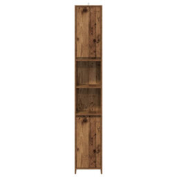 Walplus Bathroom Cabinet Old Wood 30X30X183.5 Cm Engineered Wood - thumbnail 4