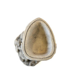 Oakleystone Northern Small Adorable Squirrel And Nut Design Stonecast Bird Bath - thumbnail 3