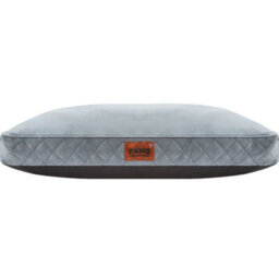 Slumberdown Grey Fabric Dog Bed (W)80Cm (D)20Cm Large - thumbnail 1