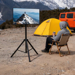 Heavy Duty Floor Tripod Tv Stand  Tv Mount - thumbnail 5