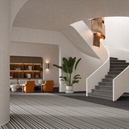 Fairfield Design Stripes Carpet By Remland (Clotted Cream, 3M X 4M) - thumbnail 2