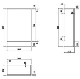 Affine 600mm Charcoal Grey Bathroom Vanity Unit Basin Soft Close Seat Toilet Wc Modern - thumbnail 9