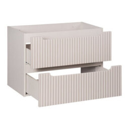 Heze Furniture Noca Bathroom Cabinet 80Cm With Worktop And Countertop Basin In Cashmere - thumbnail 2