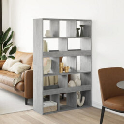 Berkfield Room Divider Concrete Grey 100X33X156.5 Cm Engineered Wood
