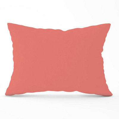 Warren Reed Designer Coral Pink Cushions 33Cm X 48Cm