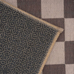 Loomed Machine Washable Doormat Checkerboard Non Slip Front Door Mat 60Cm X 110Cm - thumbnail 6