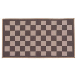 Loomed Machine Washable Doormat Checkerboard Non Slip Front Door Mat 60Cm X 110Cm - thumbnail 2