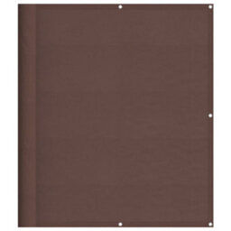 Berkfield Balcony Screen Brown 120X800 Cm 100% Polyester Oxford - thumbnail 2