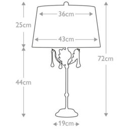 Luminosa Lighting Elstead Amarilli Table Lamp With Round Tapered Shade, Bronze With Gold Patina - thumbnail 4