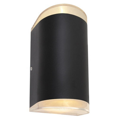 Long Life Lamps Company Modern 6W Led Double Outdoor Wall Light Black Warm White Zlc319Ww - image 1