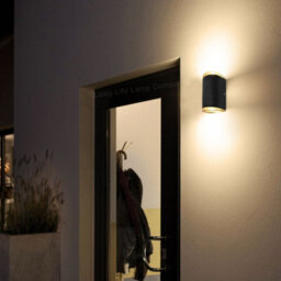 Long Life Lamps Company Modern 6W Led Double Outdoor Wall Light Black Warm White Zlc319Ww - thumbnail 8