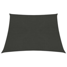 Berkfield Sunshade Sail 160 G/m2 Anthracite 3/4X3 M Hdpe - thumbnail 1