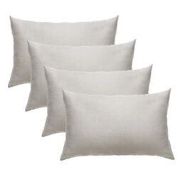 Ohs 4 X Soft Polycotton Housewife Pillowcase Set, Silver - 50 X 75Cm - thumbnail 3