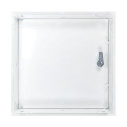 White Metal Lockable Access Panel Door 300mm X 300mm - Hinged, Secure, Internal Use - thumbnail 8