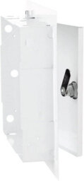 White Metal Lockable Access Panel Door 300mm X 300mm - Hinged, Secure, Internal Use - thumbnail 6