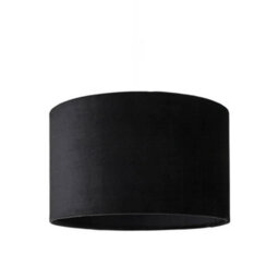 Valuelights Reni Black Velvet Drum Ceiling Lamp Shade (D)25Cm - thumbnail 7