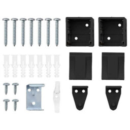 Walplus Window Blind With Curtains Manual Black Aluminium - thumbnail 9