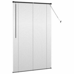 Walplus Window Blind With Curtains Manual Black Aluminium - thumbnail 6