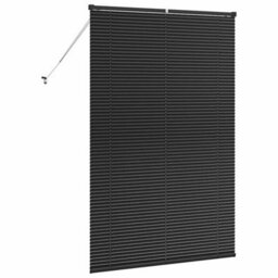 Walplus Window Blind With Curtains Manual Black Aluminium - thumbnail 7