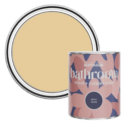 Rust-Oleum Sandstorm Gloss Bathroom Wood & Cabinet Paint 750Ml - image 1