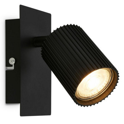 Briloner Gu10 Socket Black Adjustable Head Wall Light - image 1
