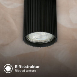 Briloner Gu10 Socket Black Adjustable Head Wall Light - thumbnail 4