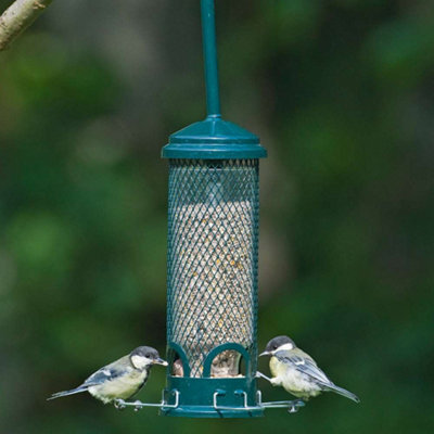 Garden Gear Squirrel Proof Bird Feeder For Small Birds Squirrel Buster Mini Pigeon Proof Metal Bird Seed Feeds For Wild Birds - image 1