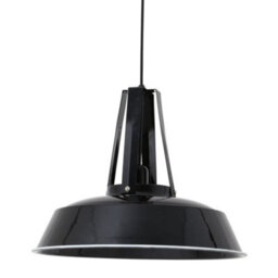 Life Interiors Dilara Metal Ceiling Light, Hanging Lamp Pendant Light Fixture, Black - thumbnail 1
