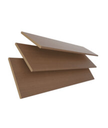 50mm Slat Dark Oak Real Wood Venetian Blind With Strings 120Cm Drop 90Cm Wide - thumbnail 2