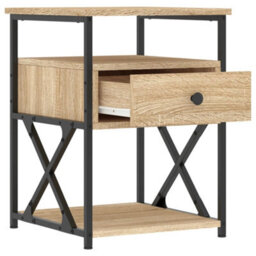 Berkfield Bedside Cabinet Sonoma Oak 40X42X55 Cm Engineered Wood - thumbnail 6