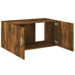 Walplus Wall Mounted Cabinet Smoked Oak 80X39X40 Cm Engineered Wood - thumbnail 6
