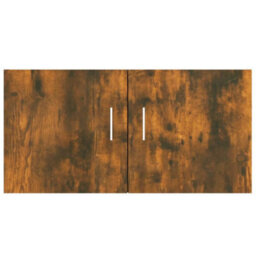 Walplus Wall Mounted Cabinet Smoked Oak 80X39X40 Cm Engineered Wood - thumbnail 5