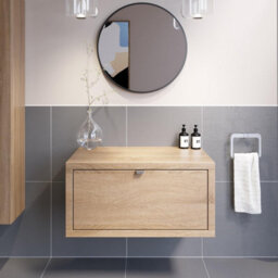 Affine Bathroom Wall Hung Vanity Unit Cabinet Storage Drawer 800mm Furniture Soft Close - thumbnail 2