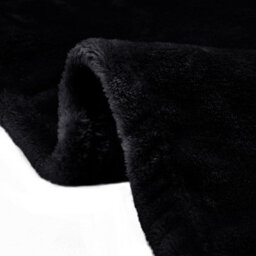 Ehc Super Soft Fluffy Snugly Solid Flannel Fleece Throws For Sofa Bed Blankets, Black 200Cm X 240 Cm - thumbnail 6