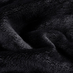 Ehc Super Soft Fluffy Snugly Solid Flannel Fleece Throws For Sofa Bed Blankets, Black 200Cm X 240 Cm - thumbnail 7
