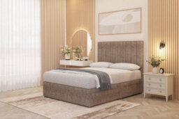 Somnior Beds Somnior Alexas Divan Bed Set With Midnight Pocket Sprung Mattress And Headboard Coffee Tweed - thumbnail 4