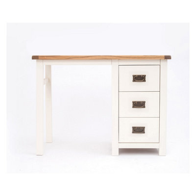 Cabinet Bits Lovere 3 Drawer Desk - Dressing Table Brass Drop Handle - image 1