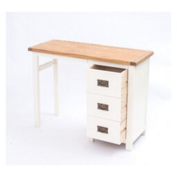 Cabinet Bits Lovere 3 Drawer Desk - Dressing Table Brass Drop Handle - thumbnail 5