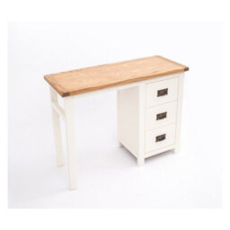 Cabinet Bits Lovere 3 Drawer Desk - Dressing Table Brass Drop Handle - thumbnail 4
