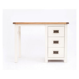 Cabinet Bits Lovere 3 Drawer Desk - Dressing Table Brass Drop Handle - thumbnail 1