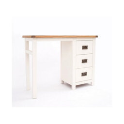Cabinet Bits Lovere 3 Drawer Desk - Dressing Table Brass Drop Handle - thumbnail 3