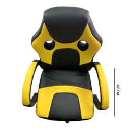 Black & Yellow Luxury Executive Racing Gaming Office Chair Lift Swivel Computer Desk Chairs - thumbnail 2