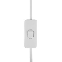 Beliani Aurora Ceramic Table Lamp White 52Cm With Empire Shade - Retro Bedside Lighting - thumbnail 7