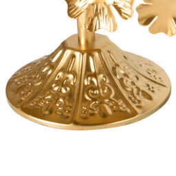 Beliani Candle Holder Ramada Metal 25 Cm Gold - thumbnail 6